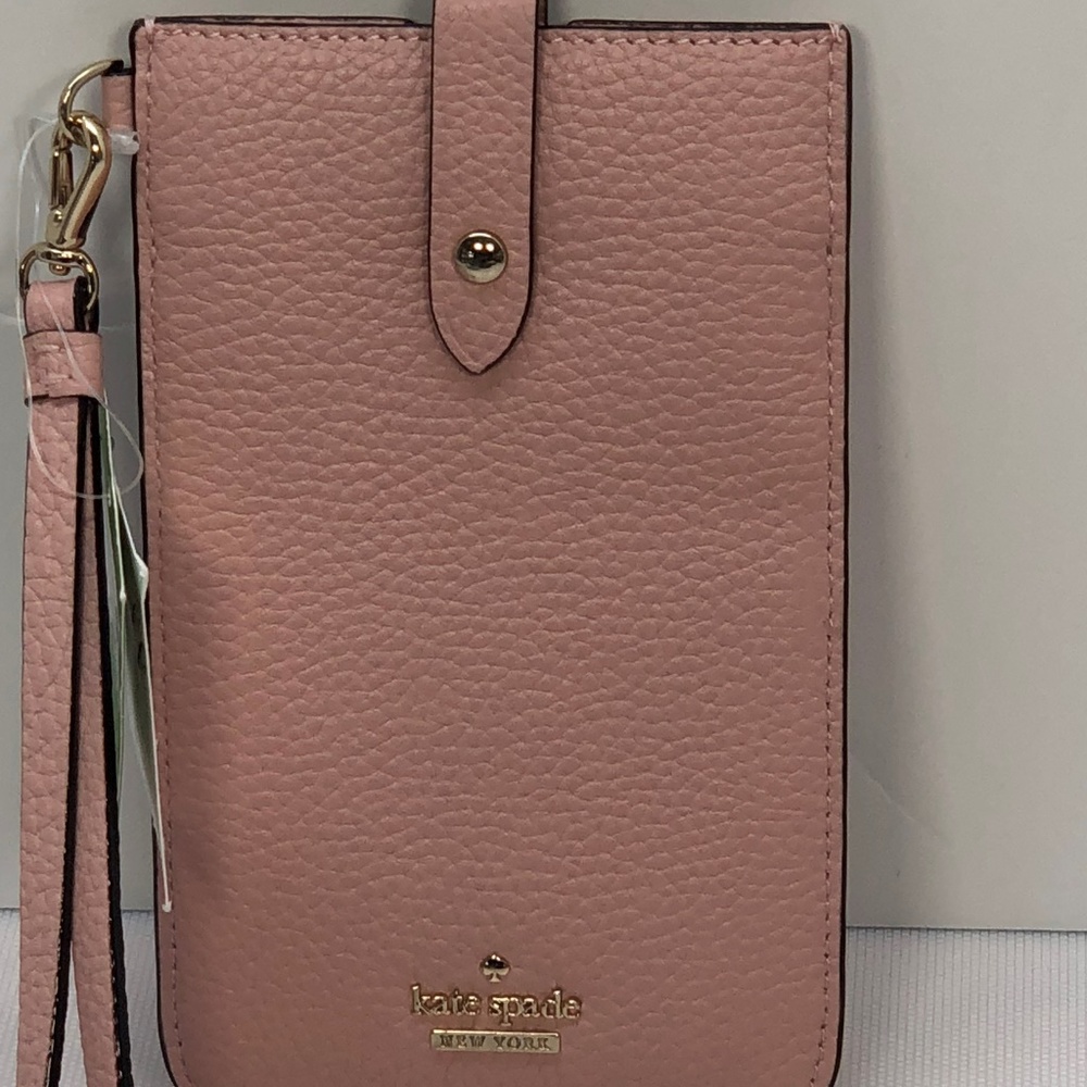 Kate Spade New York Pebbled Phone Sleeve NWT
